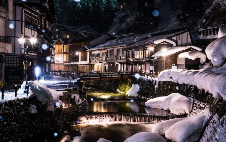 日本東北自由行景點：銀山溫泉